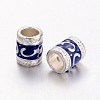Enamel Alloy European Beads EA8640-S-2