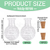 10Pcs Glass Bottles AJEW-TA0002-74-4