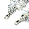 Retro Style Multilayer Acrylic & 304 Stainless Steel Beaded Purse Chains AJEW-FZ00007-3