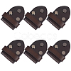 6Pcs Cowhide Leather Loop Keepers FIND-GF0009-19A-1