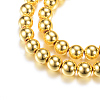 Electroplate Non-magnetic Synthetic Hematite Bead Strands X-G-Q466-3mm-01-1