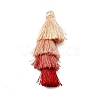 Polyester Tassel Pendants FIND-D303-02O-1