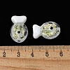 Handmade Foil Lampwork Fish Beads FOIL-Z001-01J-3