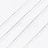 Tarnish Resistant 304 Stainless Steel Cable Chains CHS-D004-01P-3