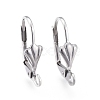 Tarnish Resistant 304 Stainless Steel Leverback Earring Findings X-STAS-K198-02P-1