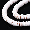 Handmade Polymer Clay Beads Strands CLAY-R089-6mm-134-2