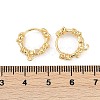 Brass Hoop Earring Findings KK-U043-16G-3