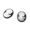 Cameos Opaque Resin Cabochons X-RESI-C016-01B-01-1