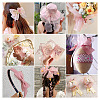 15 Yards 3 Styles Flat Organza Ribbons OCOR-TA0001-58A-7