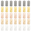 50Pcs 5 Colors Alloy Charms FIND-WR0011-36-1