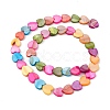 10 Strands Colorful Natural Freshwater Shell Dyed Beads Strands SHEL-M018-05-2