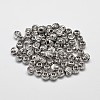 Rack Plating Brass Corrugated Round Spacer Beads KK-I600-5mm-P-RS-2