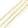 Rack Plating Brass Cable Chains CHC-M001-02G-02-1