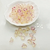 Glass Bead Caps GLAA-WH0033-90E-1
