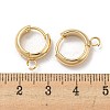 201 Stainless Steel Huggie Hoop Earring Findings STAS-P283-01V-G-3