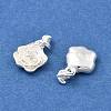 925 Sterling Silver Flower Charms STER-D302-08B-S-2