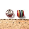 Acrylic & Resin & Polymer Clay Rhinestone European Beads FPDL-NB0001-05-3