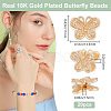 20Pcs Brass Beads KK-BBC0012-02-2