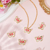 6Pcs Brass Enamel Pendants KK-BBC0021-65B-4