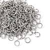 Tarnish Resistant 304 Stainless Steel Open Jump Rings X-STAS-E011-6x0.8mm-4