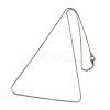 Tarnish Resistant 304 Stainless Steel Snake Chain Necklaces NJEW-M124-11P-2