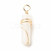 Natural White Jade Pendants X-PALLOY-JF01453-07-2