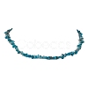 Natural Apatite Chip Beaded Necklace NJEW-JN04615-15-1