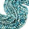 Natural Gemstone Hemimorphite Round Beads Strands G-L145-14mm-01-7