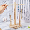 Wooden Baseball Ring Display Holder RDIS-WH0011-37B-3