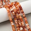 Natural Banded Agate Beads Strands G-F790-I01-01E-1