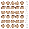 30Pcs 304 Stainless Steel Cabochon Connector Settings STAS-UN0041-21-1