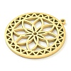 304 Stainless Steel Pendants STAS-S142-04G-2