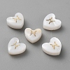 5Pcs Natural White Shell Beads BSHE-TAC0004-02D-1
