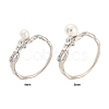 Brass Finger Ring Settings KK-G518-05P-4