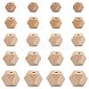 20Pcs 5 Styles Wood Beads WOOD-FS0002-59-1