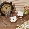 V-Shaped Transparent Acrylic Slant Back Sign Holder ODIS-WH0030-146-5