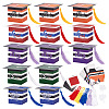 40 Sets 5 Colors Graduation Cap Paper Folding Gift Boxes CON-GA0001-13-1