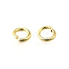 Brass Open Jump Rings KK-V007-004G-09-2