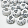 Synthetic Turquoise European Beads X-TURQ-S290-84C-01-2