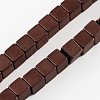 Non-magnetic Synthetic Hematite Beads Strands G-Q876-2mm-4-2