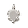 304 Stainless Steel Pendant Cabochon Settings X-STAS-C122-16A-P-1