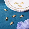 8Pcs Brass Lobster Claw Clasps KK-TA0002-72-4