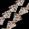 Handmade Bumpy Glass Beads Strands LAMP-F032-08J-1