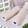 2 Rolls PP Decor Mesh Ribbon with Metallic Foil for Wreath Swags Party Decoration OCOR-TA0003-40-4