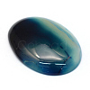 Oval Dyed Natural Striped Agate/Banded Agate Cabochons X-G-R349-30x40-11-2
