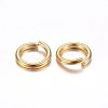 304 Stainless Steel Open Jump Rings X-STAS-O098-02G-01-2