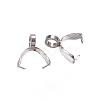 Tarnish Resistant 304 Stainless Steel Ice Pick Pinch Bails STAS-D448-077P-2