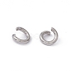 Tarnish Resistant 304 Stainless Steel Open Jump Rings STAS-R049-5x1mm-1
