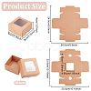 Folding Kraft Paper Cardboard Jewelry Gift Boxes CON-WH0092-25A-2