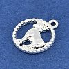 Twelve Constellations Alloy Pendants PALLOY-Q006-01H-S-2